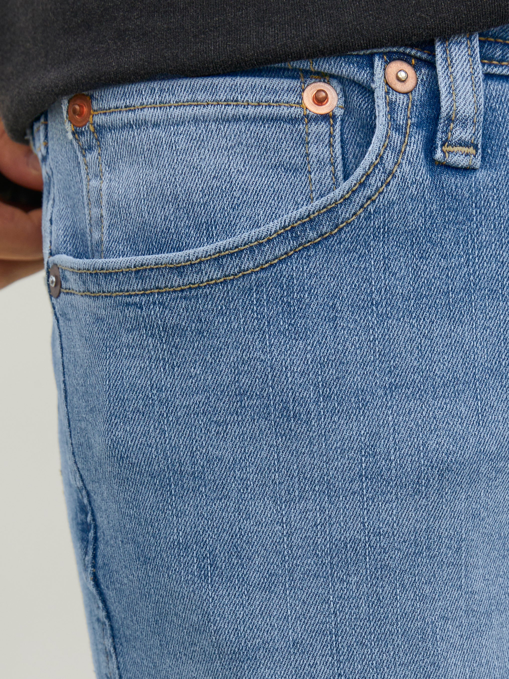 Jack & Jones JJILIAM JJORIGINAL MF 773 Zwart - Gratis levering | ! - Textiel Skinny jeans Heren € 39,99