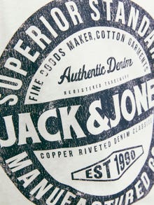 Jack & Jones Gedruckt T-shirt Für jungs -Cloud Dancer - 12237363