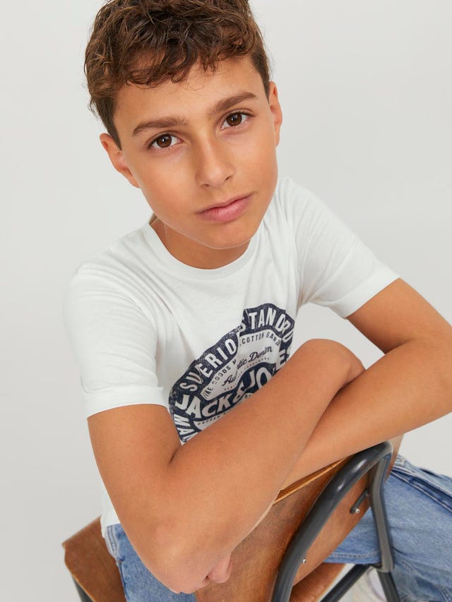 Jack & Jones Gedrukt T-shirt Voor jongens - 12237363