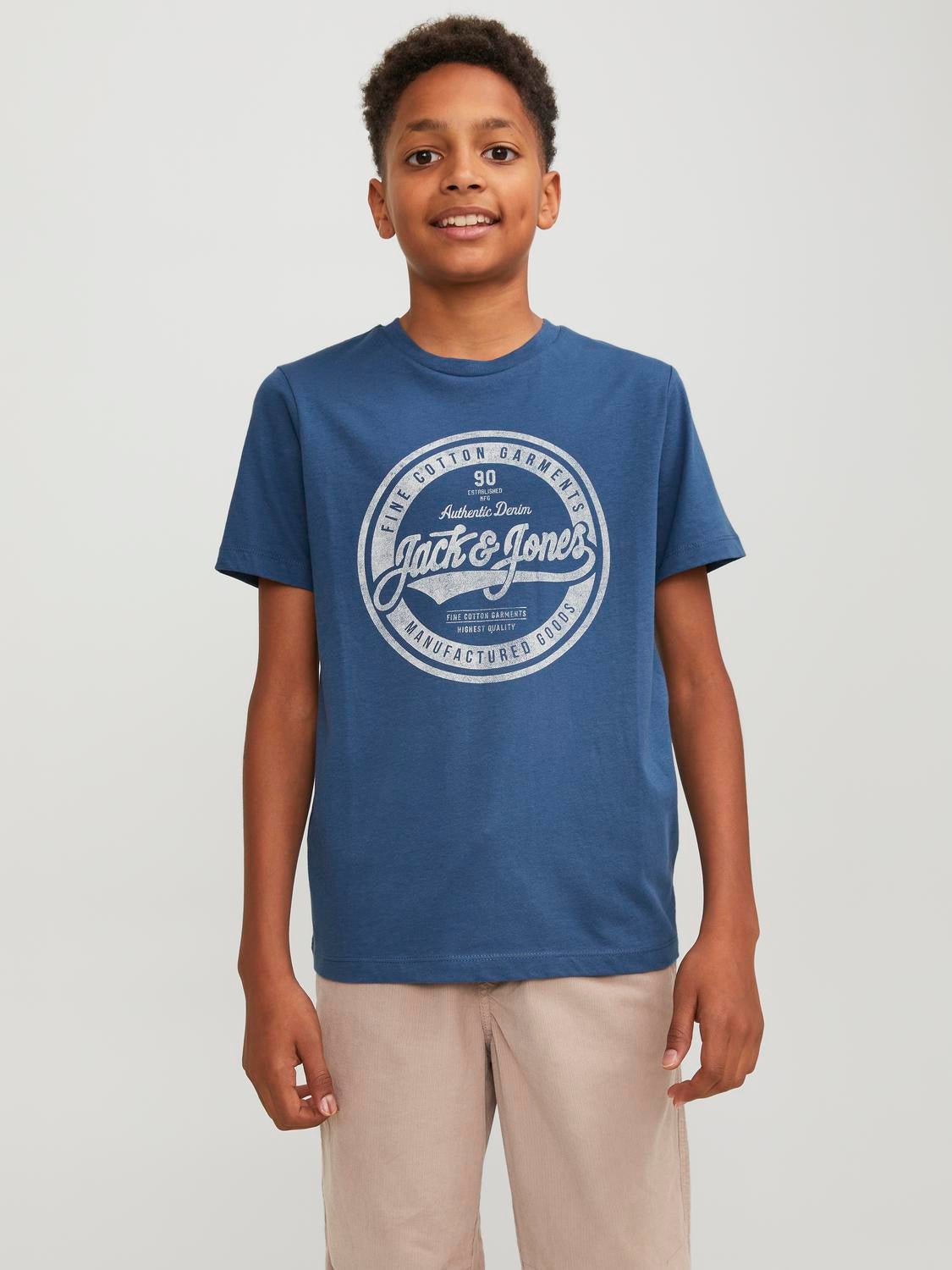 T-shirt Imprimé Pour Les Garçons - Jack & Jones - Modalova