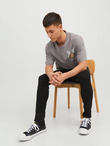 Jack & Jones JJILIAM JJORIGINAL MF 773 Skinny fit Teksad -Black Denim - 12237365