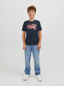Jack & Jones T-shirt Stampato Per Bambino -Navy Blazer - 12237367