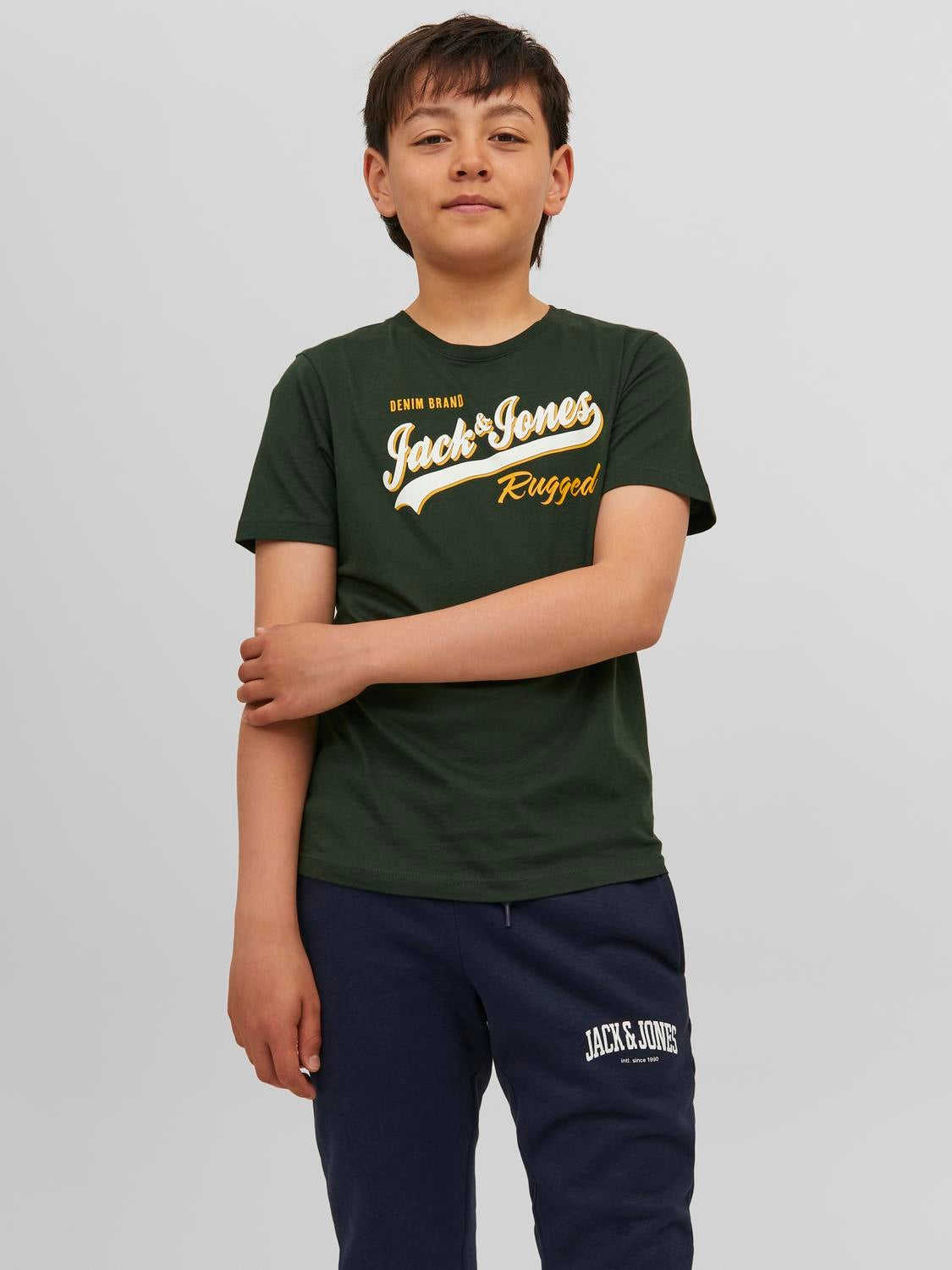 T-shirt Imprimé Pour Les Garçons - Jack & Jones - Modalova