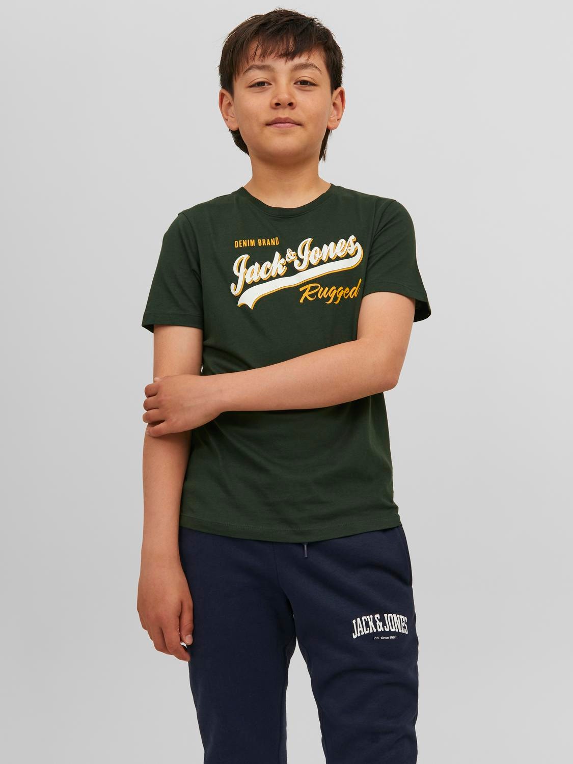 Jack & Jones T-shirt Estampar Para meninos -Mountain View - 12237367