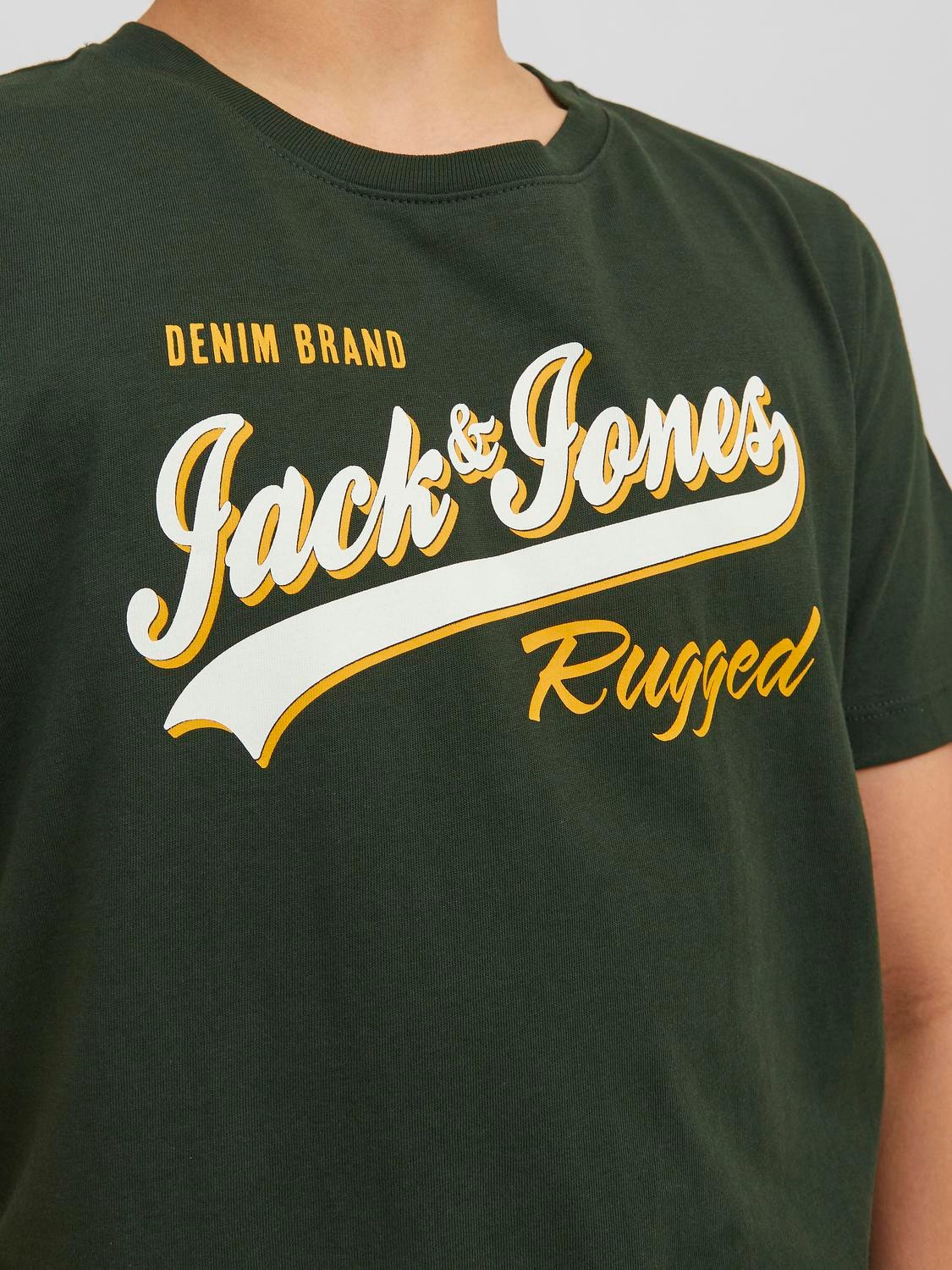 Jack & Jones Printed T-shirt For boys -Mountain View - 12237367