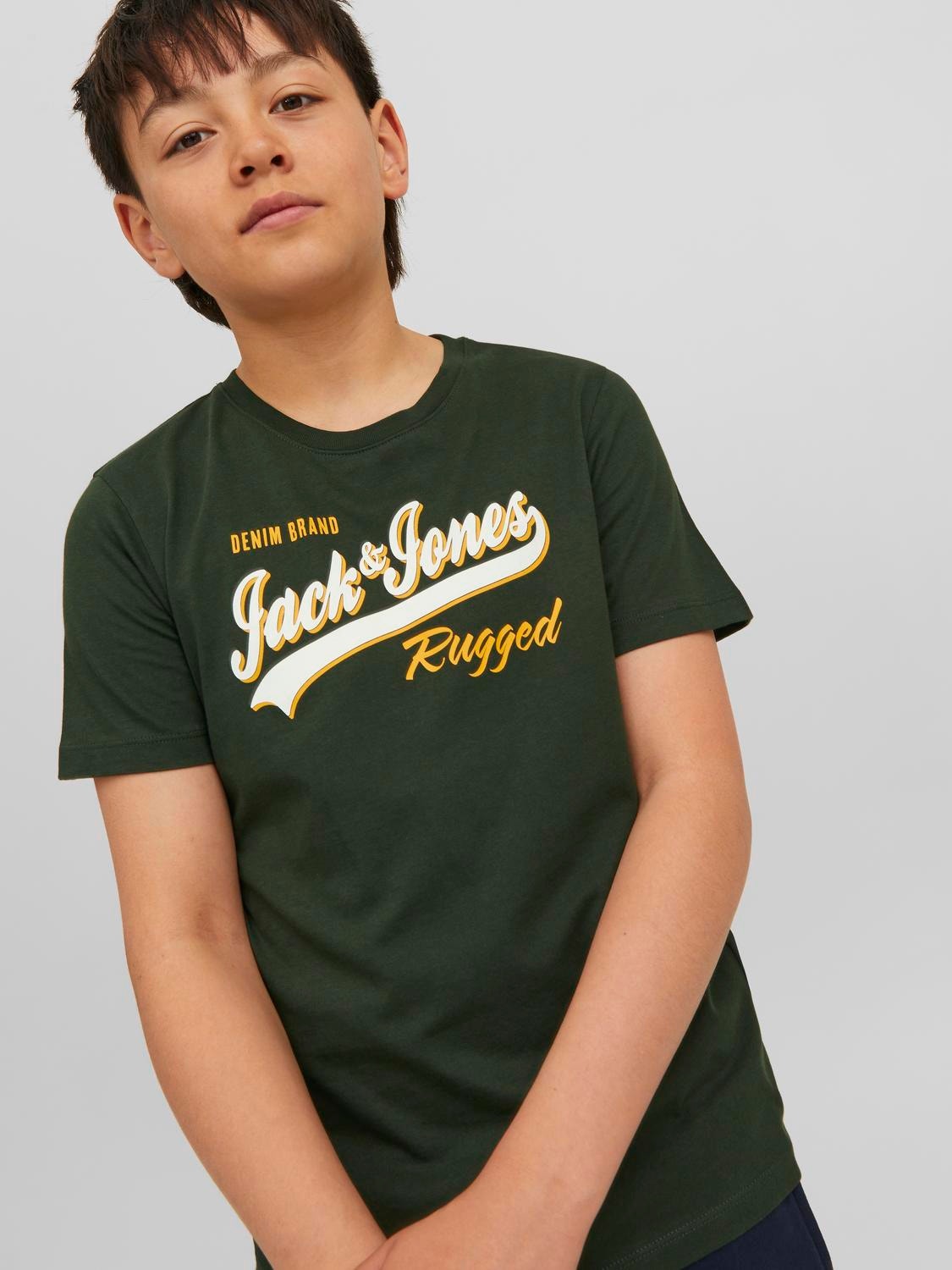 Jack & Jones Tryck T-shirt För pojkar -Mountain View - 12237367