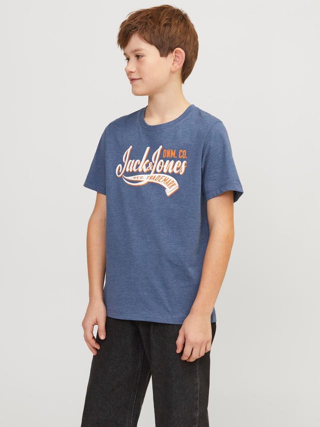 Jack & Jones Trykk T-skjorte For gutter - 12237367