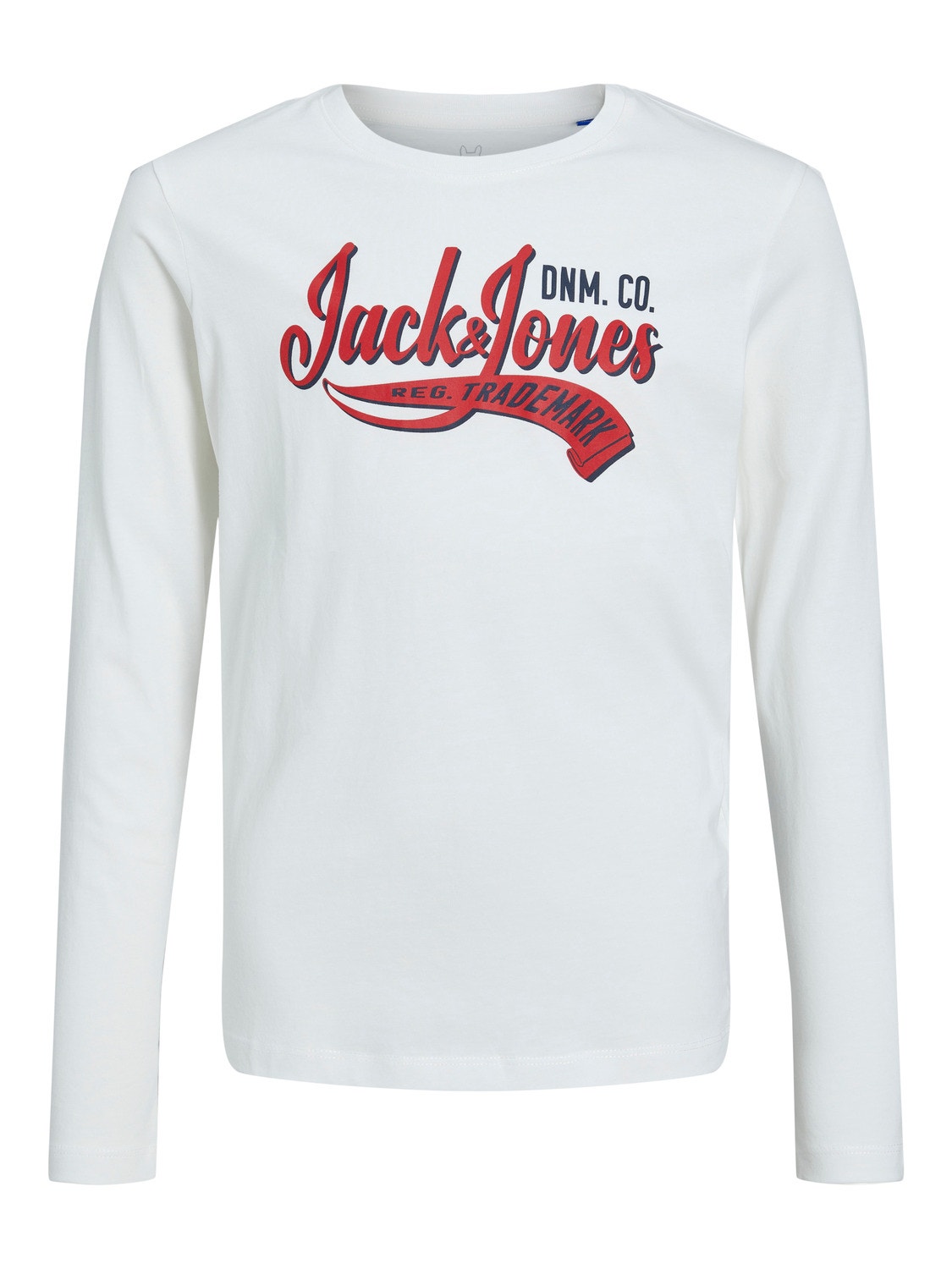 Jack & Jones Logo T-skjorte For gutter -Cloud Dancer - 12237371