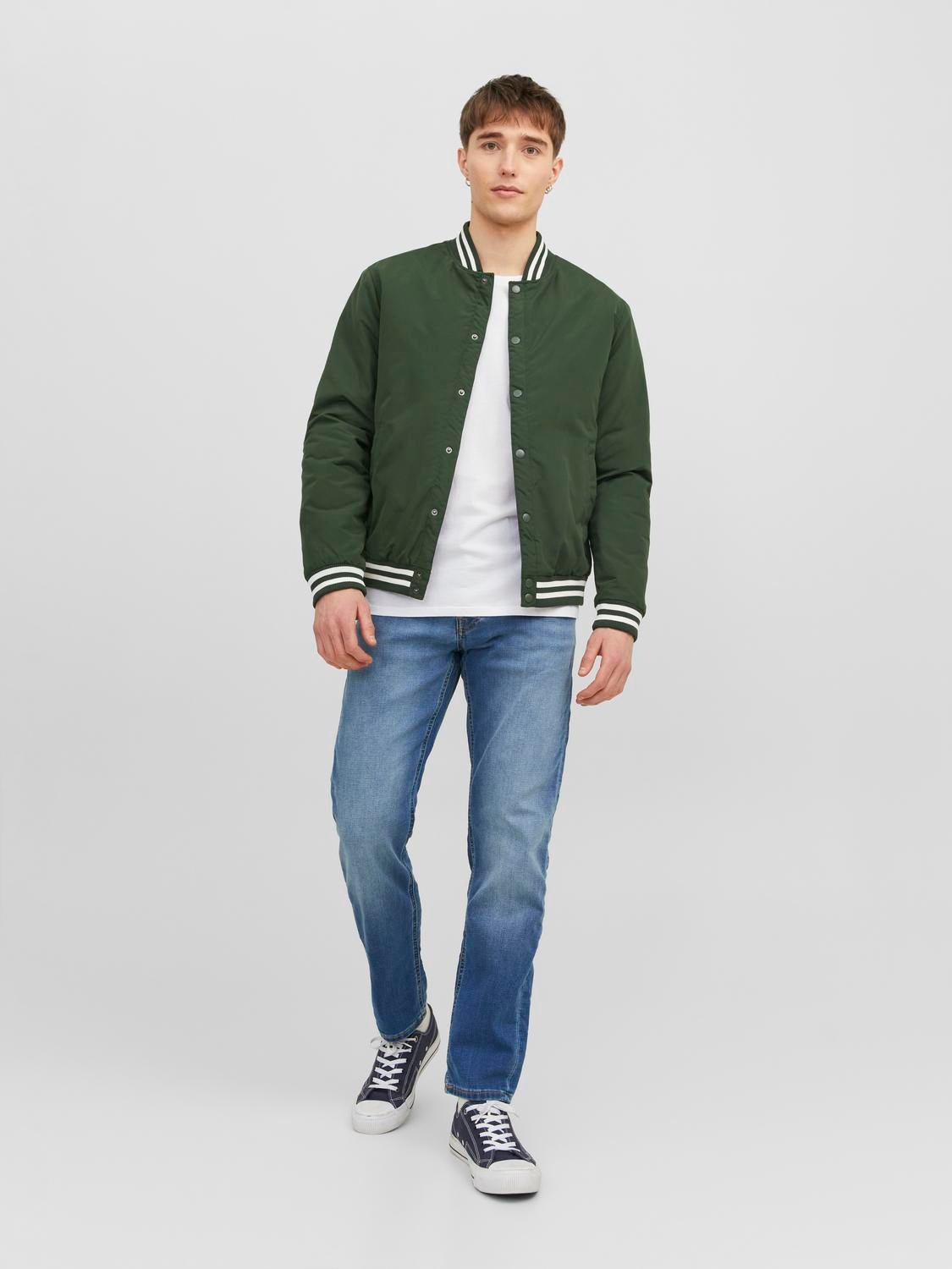 Jack & Jones JJIMIKE JJORIGINAL MF 507 I.K Tapered fit Džíny -Blue Denim - 12237389