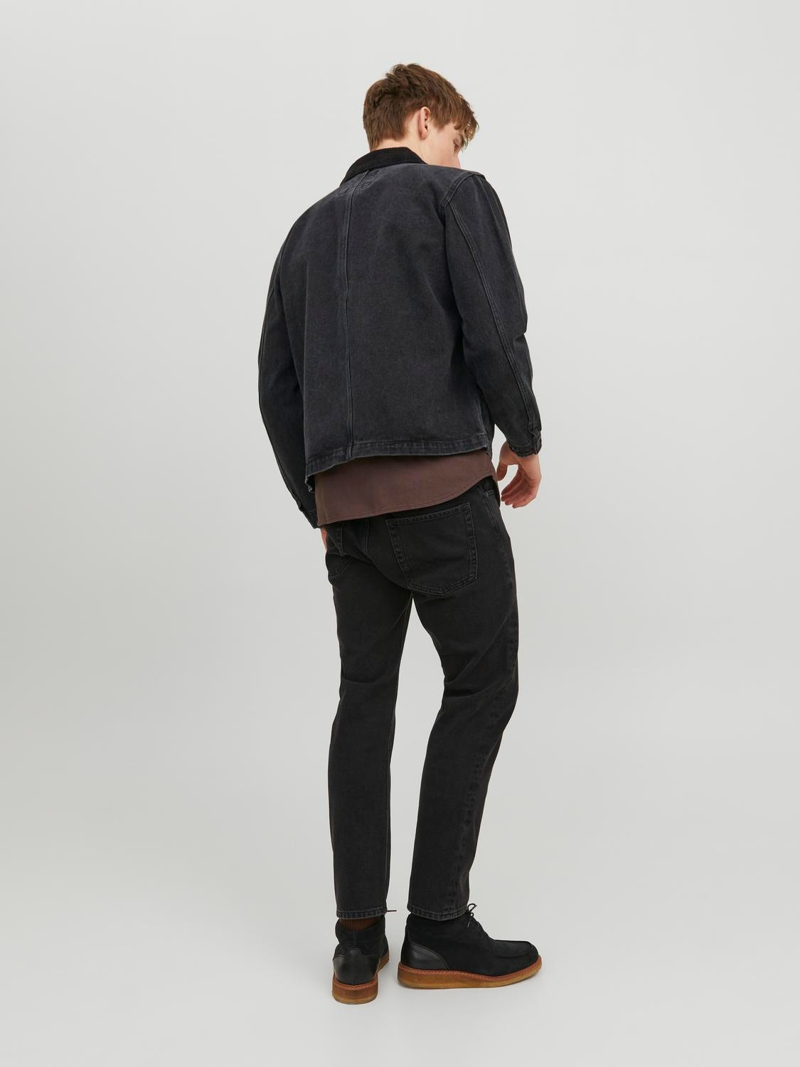 Jack & Jones JJICHRIS JJORIGNIAL MF 912 Relaxed fit Džíny -Black Denim - 12237392