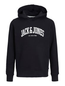 Jack & Jones Logo Kapuzenpullover Für jungs -Black - 12237401