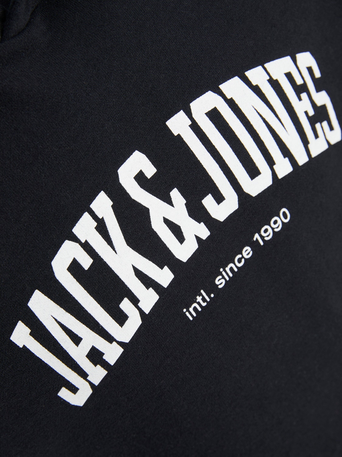 Jack & Jones Logo Kapuzenpullover Für jungs -Black - 12237401