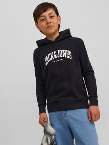 Jack & Jones Logo Kapuzenpullover Für jungs -Black - 12237401