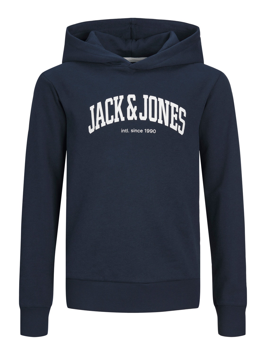 Jack & Jones Logo Hoodie For boys -Navy Blazer - 12237401