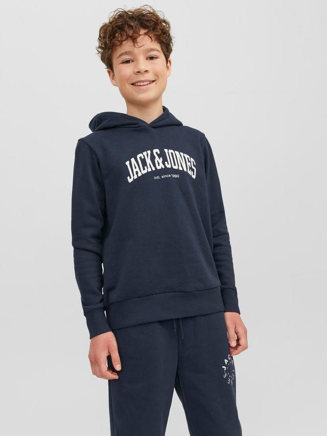 Jack & Jones Logo Hoodie Voor jongens - 12237401