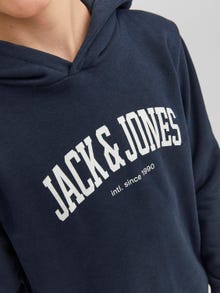 Jack & Jones Logo Kapuzenpullover Für jungs -Navy Blazer - 12237401