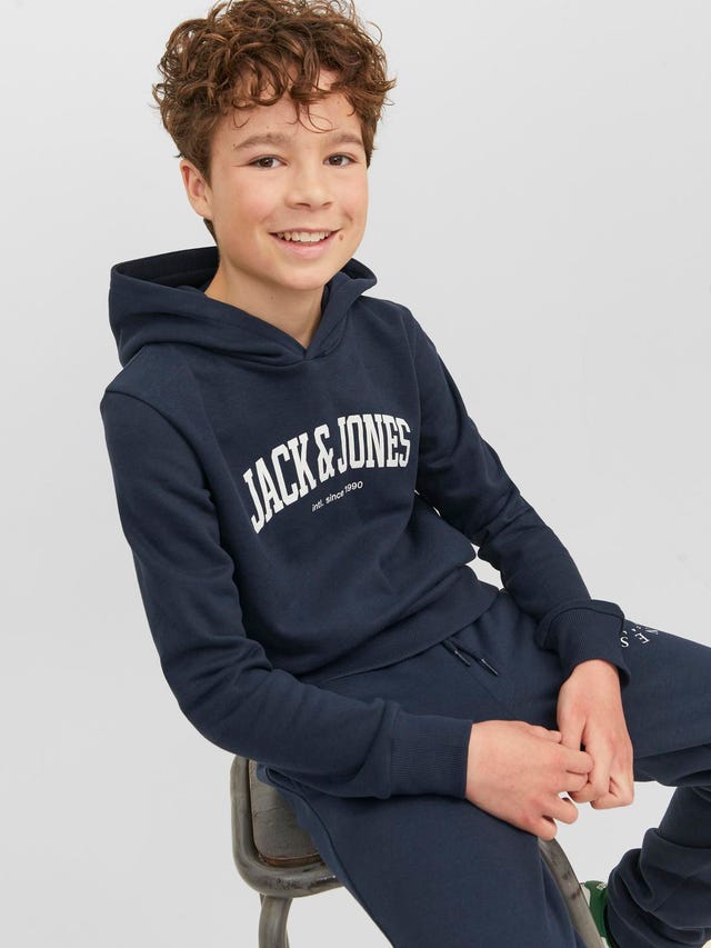 Jack & Jones Logo Hættetrøje Til drenge - 12237401