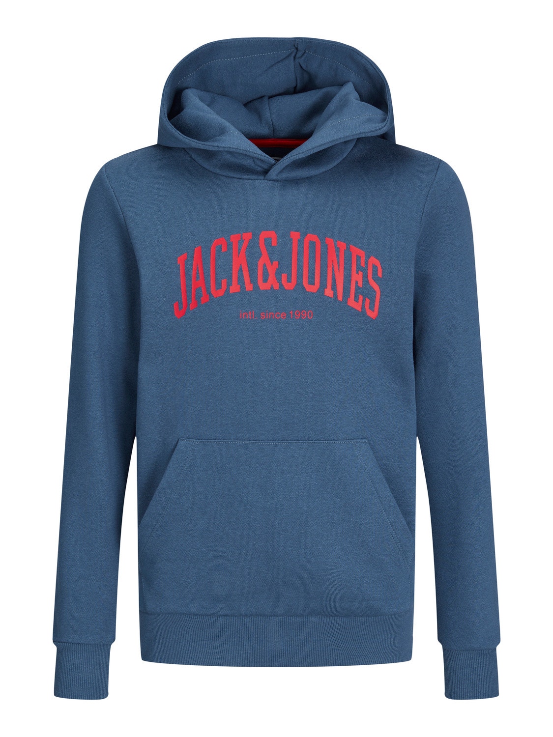 Jack & Jones Logo Kapuzenpullover Für jungs -Ensign Blue - 12237401