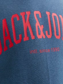 Jack & Jones Logo Kapuzenpullover Für jungs -Ensign Blue - 12237401