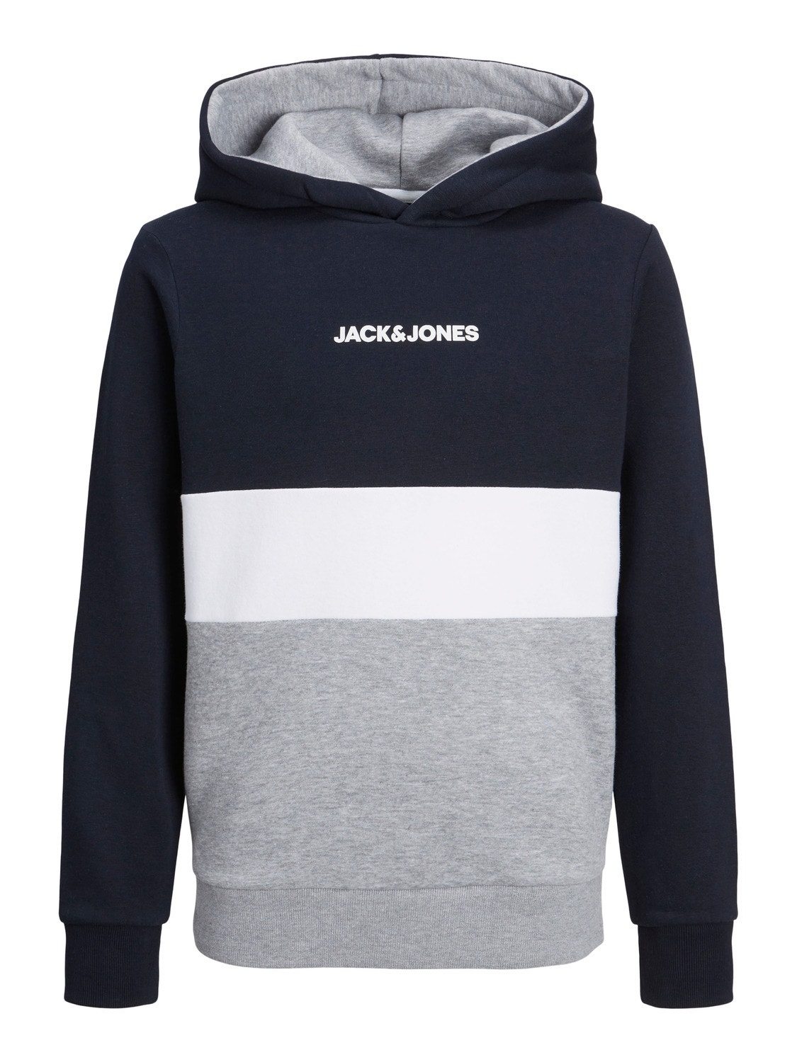 Jack & Jones Sweat à capuche Effet colour block Pour les garçons -Navy Blazer - 12237402