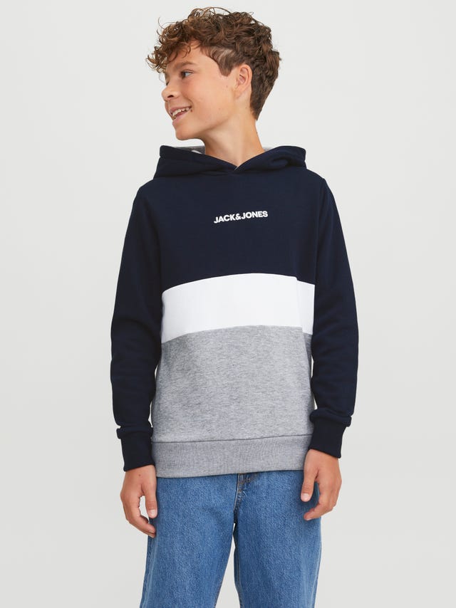 Jack & Jones Hoodie Bloco de Cor Para meninos - 12237402