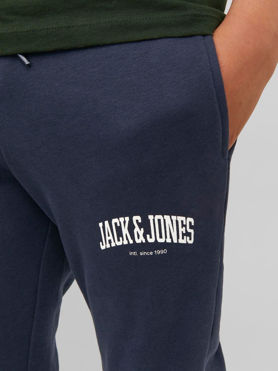 Jack & Jones Poikien Slim Fit Collegehousut -Navy Blazer - 12237403