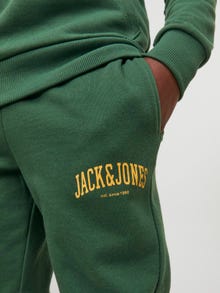 Jack & Jones Calças de fato de treino Slim Fit Para meninos -Dark Green - 12237403