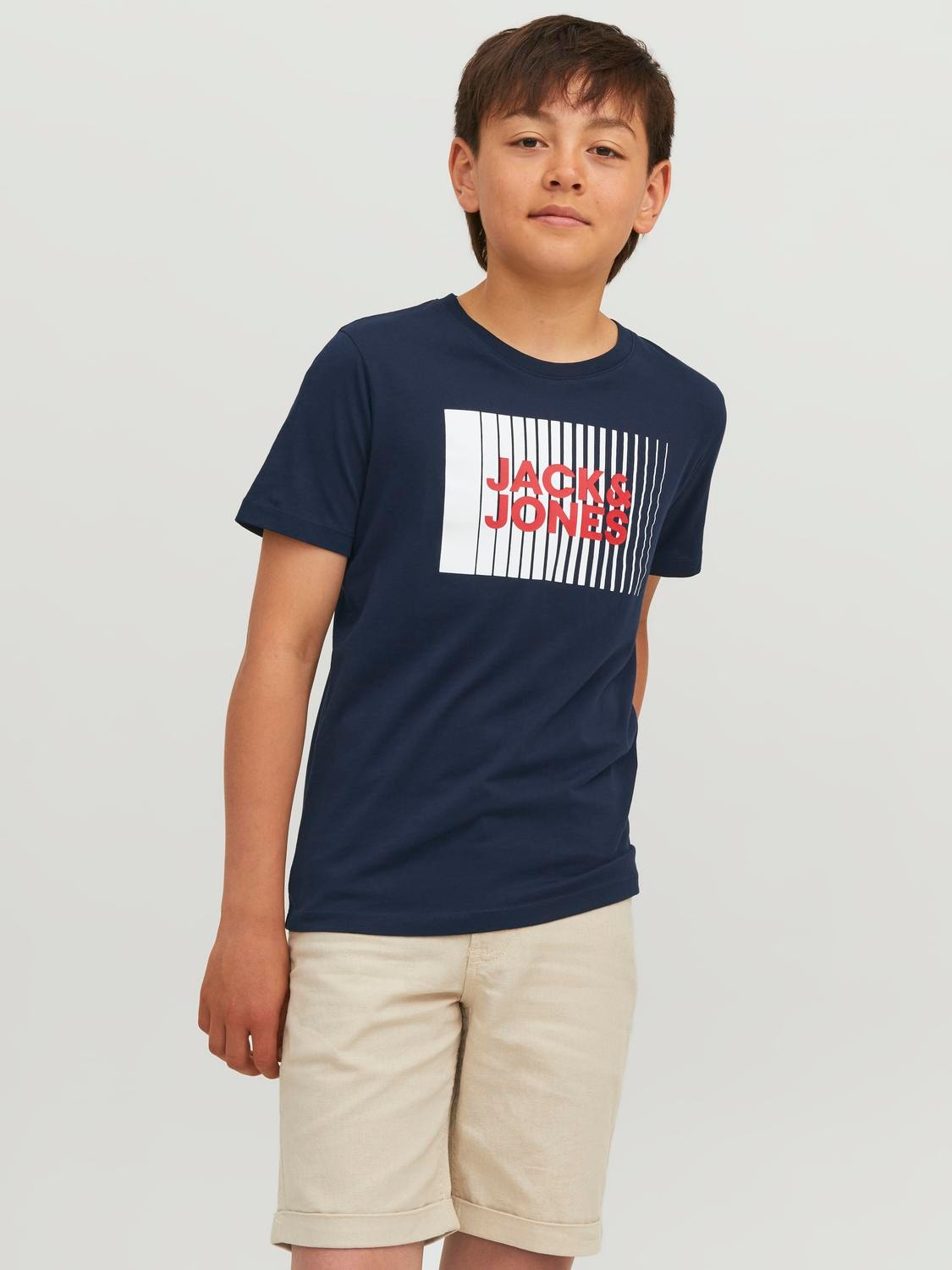 Jack & Jones Logotipas Marškinėliai For boys -Navy Blazer - 12237411