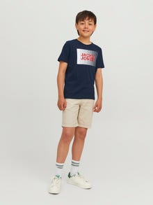Jack & Jones Z logo T-shirt Junior -Navy Blazer - 12237411