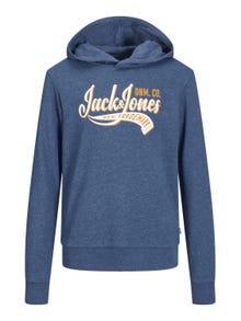 Jack & Jones Sweat à capuche Imprimé Pour les garçons -Ensign Blue - 12237420
