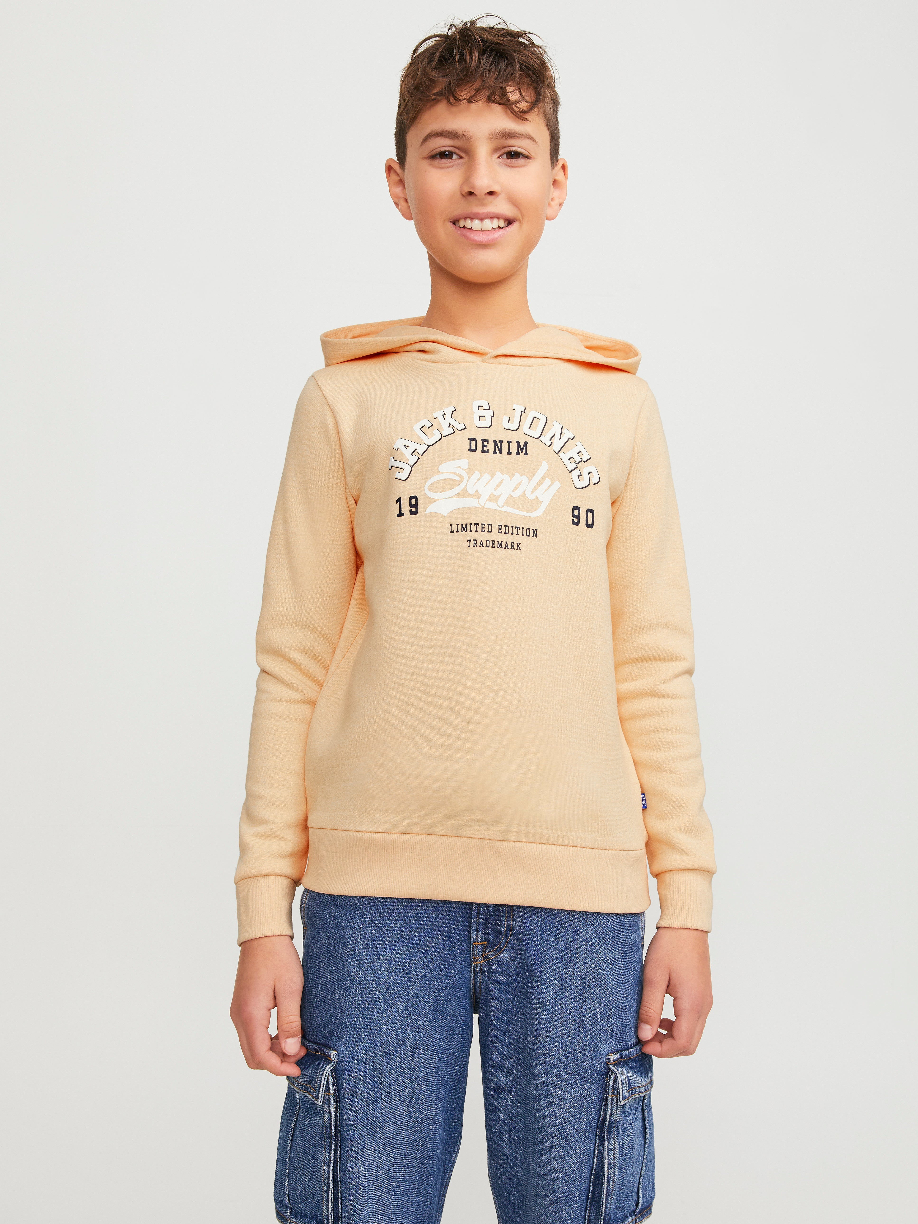 JACK & JONES, Sudadera para niño en color naranja