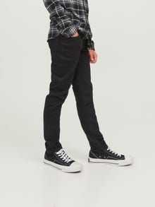 Jack & Jones JJIGLENN JJORIGINAL MF 072 NOOS JNR Jeansy o kroju slim fit Junior -Black Denim - 12237424