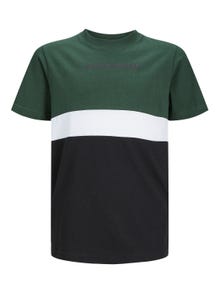 Jack & Jones Blokkfarge T-skjorte For gutter -Mountain View - 12237430