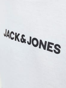 Jack & Jones Värviplokk T-shirt For boys -White - 12237430