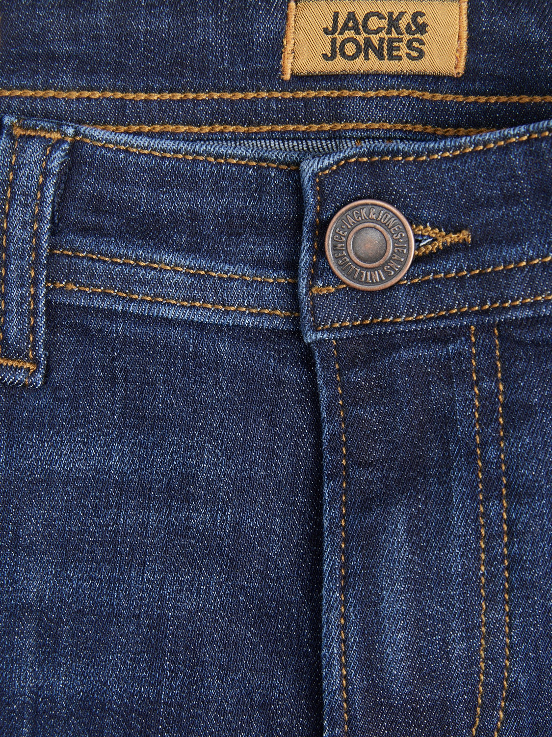 Jack & Jones JJIGLENN JJORIGINAL AM 861 Jeans Slim Fit Para meninos -Blue Denim - 12237431