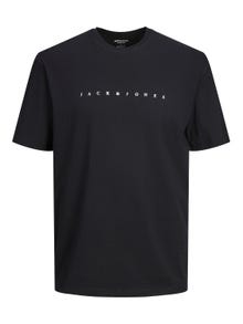 Jack & Jones Logo T-shirt For boys -Black - 12237435
