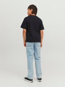 Jack & Jones Logo T-shirt For boys -Black - 12237435