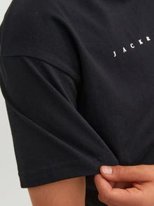 Jack & Jones Logo T-shirt Junior -Black - 12237435