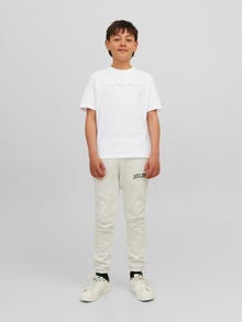 Jack & Jones Logotipas Marškinėliai Jaunimui -White - 12237435