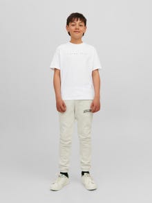 Jack & Jones T-shirt Logo Para meninos -White - 12237435