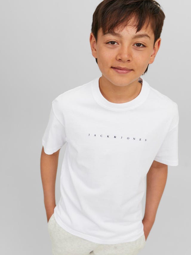 Jack & Jones Logo T-shirt Voor jongens - 12237435