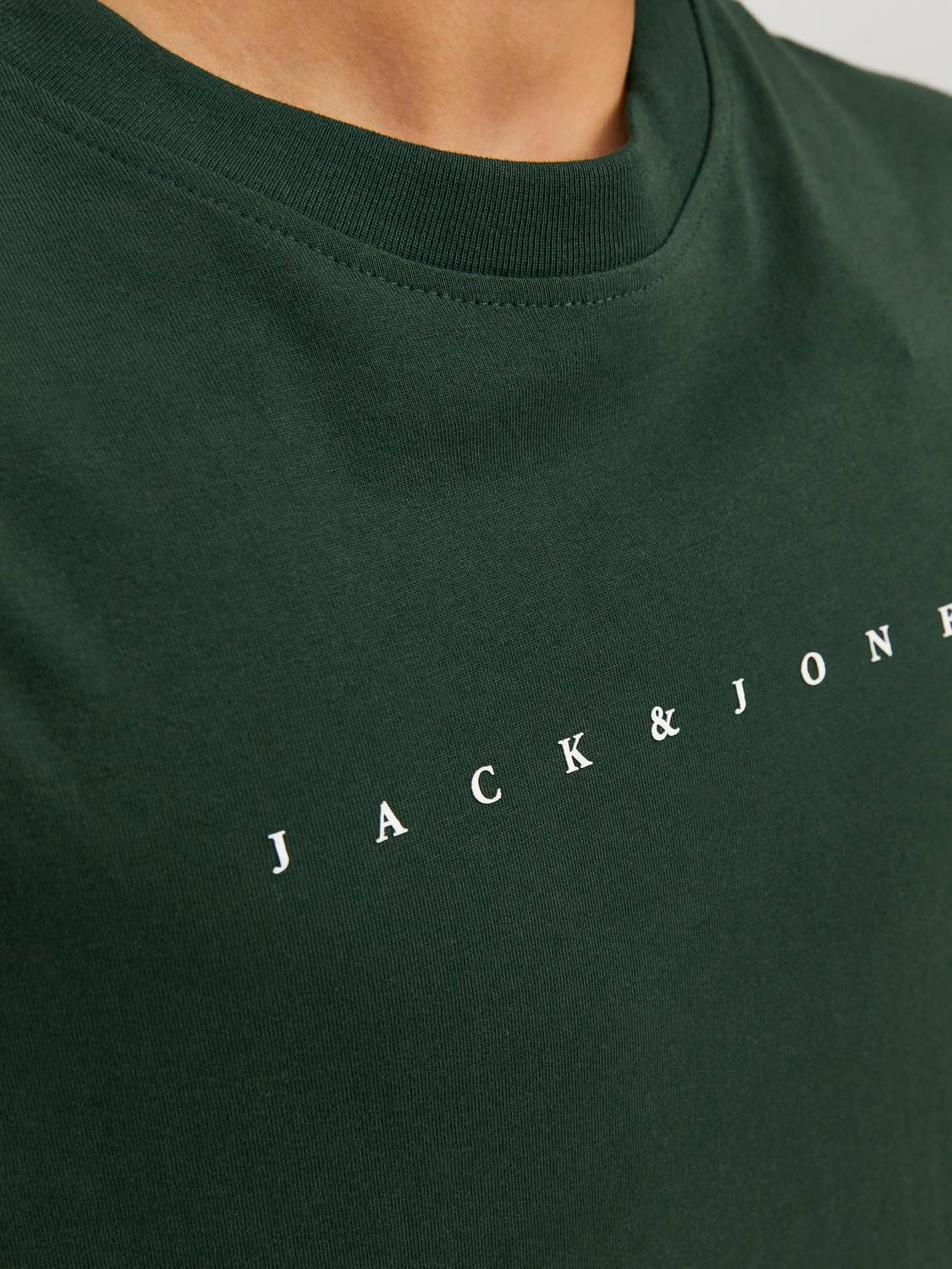 Jack & Jones Logo T-shirt Til drenge -Mountain View - 12237435