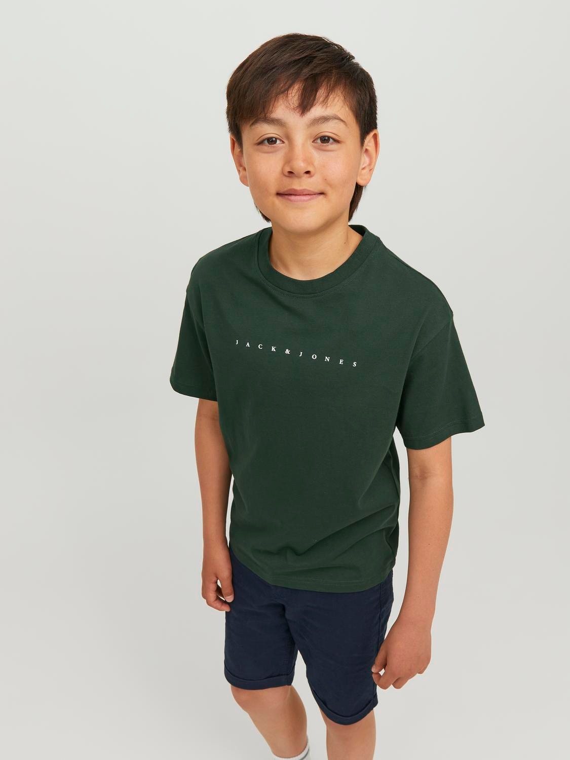 Jack & Jones Logo T-shirt For boys -Mountain View - 12237435