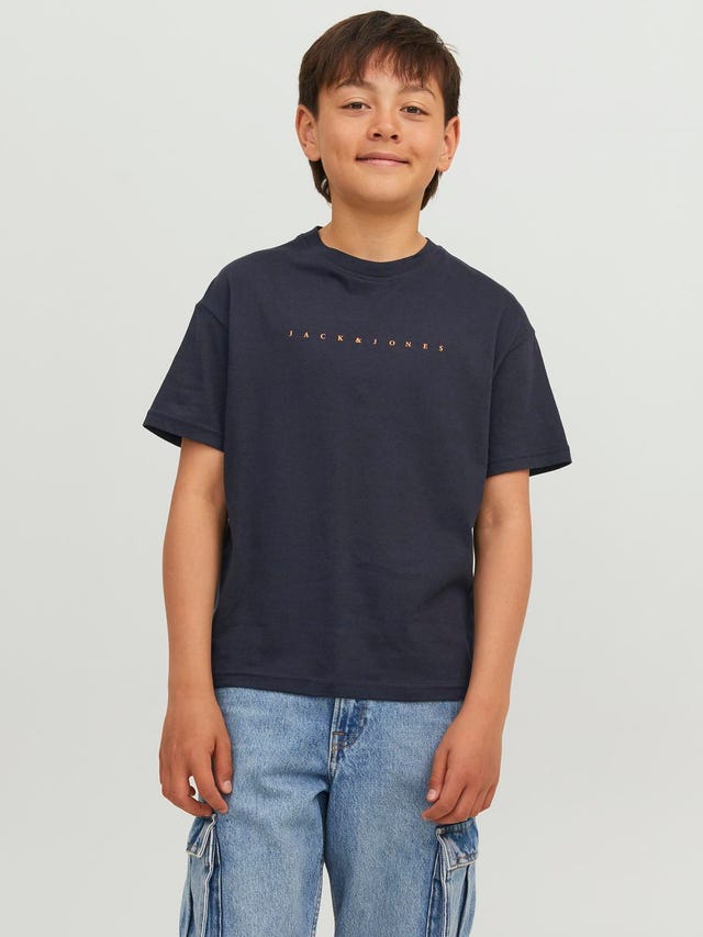 Jack & Jones Logotyp T-shirt För pojkar - 12237435