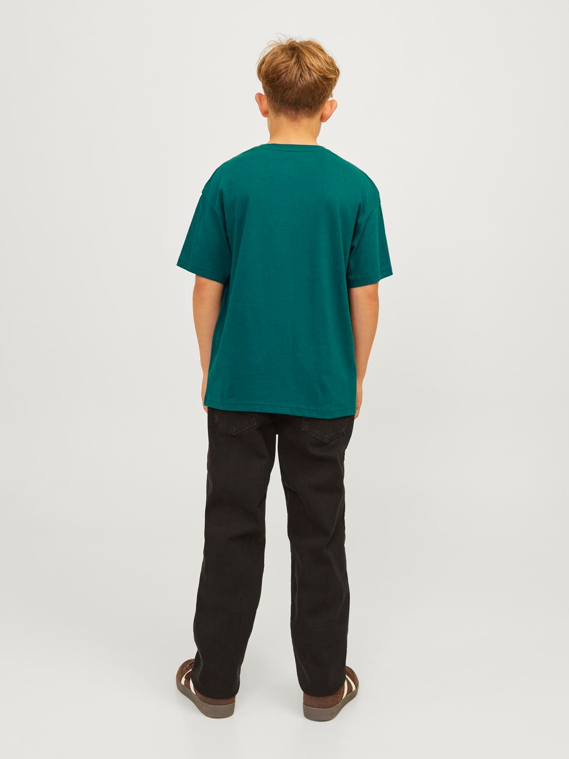 Jack & Jones Logo T-särk Junior -Deep Teal - 12237435