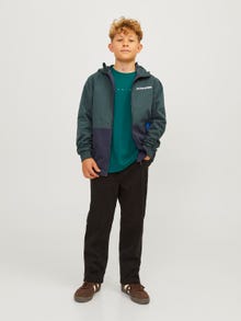 Jack & Jones Logo T-skjorte For gutter -Deep Teal - 12237435