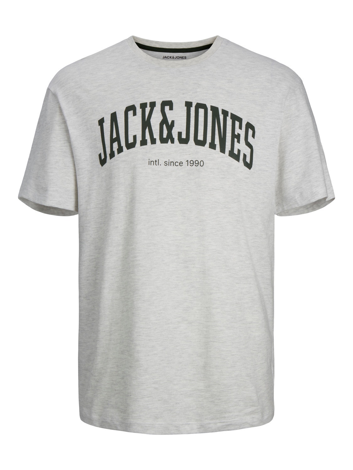 Jack & Jones Poikien Painettu T-paita -White Melange - 12237441