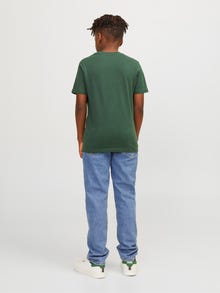 Jack & Jones Poikien Painettu T-paita -Dark Green - 12237441