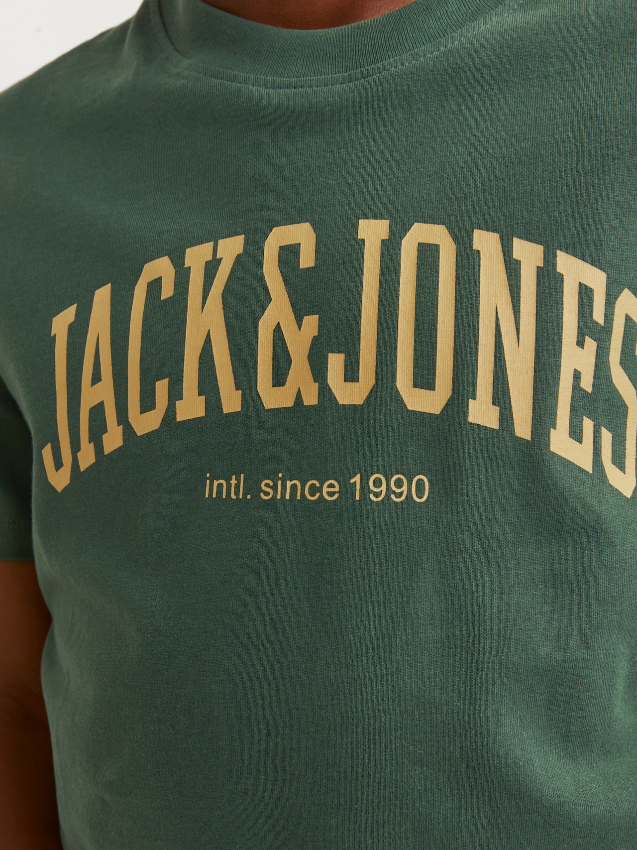 Jack & Jones Camiseta Estampado Para chicos -Dark Green - 12237441