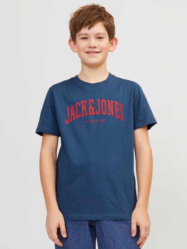 Jack & Jones Tryck T-shirt För pojkar - 12237441